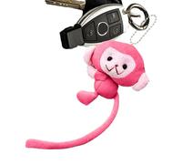 Monkey Cake Plush, Monkey Doll Keychain | Monkey Plush Cartoon Doll Pendant - Soft Animal Toy, Creative Car Key Holder, Bag Decoration Accessory p