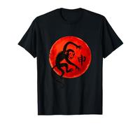 Monkey Chinese Zodiac Asian Astrology Symbol & Horoscope T-Shirt