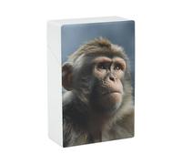 Monkey Cigarette Case - Waterproof & Crush Proof Cigarette Holder Case for 20 King Size Cigarettes, Portable Pocket Size Travel Box for Men & Women