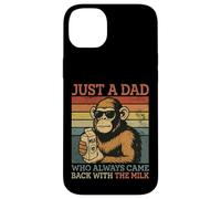Monkey Dad, Just A Dad Who Always Came Back With The Milk Case for iPhone 14 Plus