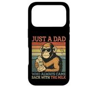 Monkey Dad, Just A Dad Who Always Came Back With The Milk Case for iPhone 17 Pro