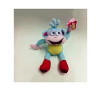 (Monkey) Dora The Explorer Swiper Fox Boots Monkey Backpack Map Kids Plush Toy Soft Doll