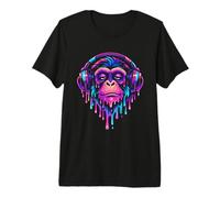 Monkey Dripping Men Women Kids Chimpanzee Lover Premium T-Shirt