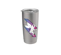 Monkey Drummer with Dramatic Lightning Bolt Vibe Stainless Steel Insulated Tumbler