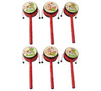 Monkey Drums Rattle Drum Rattle Toy Shaking Drum Kid Educational Toy Chinese Traditional Percussion Instrument Percussion Instrunment