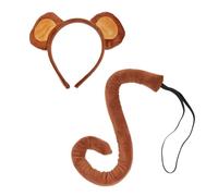 Monkey Ears And Tail | Monkey Costume Accessories - Animal Costume Accessory For Show And Costume For Boys And Girls