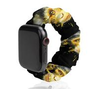 Monkey Face Watercolor Watch Band Compatible with IWatch Bands Series 6 5 4 3 2 1 Elastic Replacement Wristband