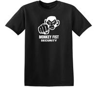 Monkey Fist Security T-Shirt Kevin can Wait Black XXL