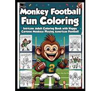 Monkey Football Fun Coloring