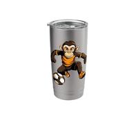 Monkey Football Stainless Steel Insulated Tumbler