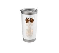 Monkey Gifts - Fight Like You're The Third Monkey Stainless Steel Insulated Tumbler