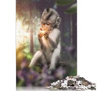 Monkey Glowing Butterfly Puzzles for Adults 1000 Pieces Puzzles for Adults & Teenager Age 12 Years Up Christmas Eve Gifts 1000pcs (75x50cm)