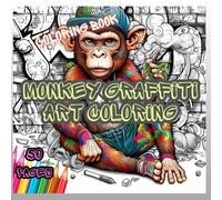 Monkey Graffiti Art Coloring: A Street Art Adventure