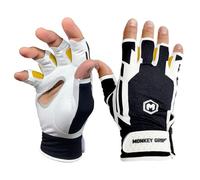 MONKEY GRIP Sun Cover Golf Glove Light Hand Premium Synthetic, UV-CUT,Non silp Power Grip,No twist (Large)