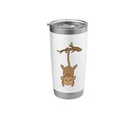Monkey Hanging from a Tree Stainless Steel Insulated Tumbler