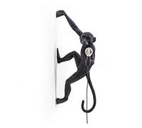 Monkey Hanging Right Wall Lamp Black Outdoor