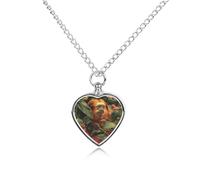 Monkey Hibiscus Flower Heart Pet Ashes Necklace Jewellery Dog Alloy Keepsake Pendant Cat