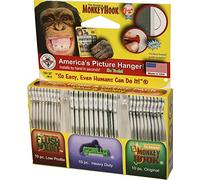 Monkey Hook Picture Hanger Home and Office Pack, 30 pc Set, Alloy Steel, Multicolor, Pack of 1