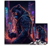 Monkey Human 1000Pc Adults Jigsaw Puzzle Jigsaw Puzzles Relaxing Entertainment, Home Decor 50x75CM/19.68x29.52inch