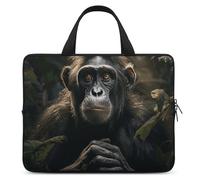 Monkey in Jungle Laptop Bag Durable Laptop Sleeve Water-Resistant Notebook Bag for Computer Or Tablet