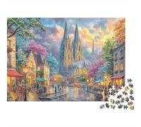 Monkey in Paris Jigsaw Puzzles for Adults Fun 1000 Piece Beautiful Pictures Education Game Home Decoration Toy Intellectual Game Stress Relief Toy Challenge Educational (1000pcs (75x50cm))