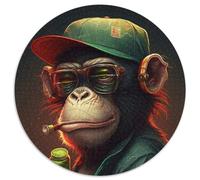 Monkey Jigsaw Puzzles for Adults 1000 Piece Jigsaw Puzzles for Adults for Parents, Lovers, Friends - Age 14+ 67.5x67.5cm