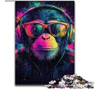 Monkey Jigsaw Puzzles for Adults Teenagers Jigsaws Puzzle, Classic Educational Games Beautiful Decoration (26x38cm)