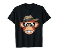 Monkey Jokes Monkey With Glasses Funny Monkey Face Pictures T-Shirt