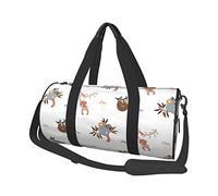 Monkey Jungle Animals Fun Cute Men Travel Luggage Gym Sports Bag Weekender Travel Overnight Carry Duffel Bag