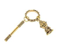 Monkey Keychain Handbag Keychain Brass Copper Keyring with Vivid Appearance Resist Deformation Resist Fading Collection and Home 3.03x0.98x0.39in