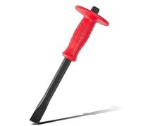 Monkey King Bar-12IN Masonry Flat Chisel/Cold Chisel With Hand Protection, Heavy Duty Flat Head for Remove Cement,Motrtar