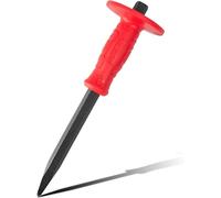 Monkey King Bar 305MM Masonry Pointed Chisel,Cold Chisel with Hand Guard for Tile Concrete adhesives Heavy-Duty Stone Carving Tool for Professional and DIY Projects