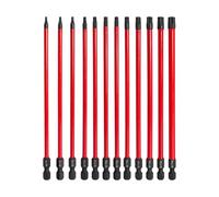 Monkey King Bar Torx Bit Set,12Pcs 6 Inch(150MM) Long Torx Bit,1/4” Hex Shank S2 Steel Magnetic Torx Screwdriver Bit Sets(T7 T8 T9 T10 T15 T20 T25 T27 T30 T35 T40)