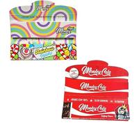 Monkey King Flavour Duo - King Size Slim Rolling Papers + Tips (Rainbow & Monkey Cola) - Touch & Smell - 32 Scented Papers + Tips Each - Ultra Thin - Slow Burning - Made in Spain