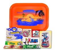 Monkey King Gift for Smokers Official Rolling Tray The Simpsons, Accessories King Size Smoking Paper, Filters, Rolls, Stickers and Cartons (Beach)