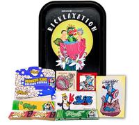 Monkey King Official Rick and Morty Rolling Tray, Accessories King Size Smoking Paper, Filters, Rolls, Stickers and Cartons (Ricklaxation)