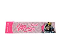 Monkey King Pink Coloured King Size Slim Rolling Papers, Ultra-Thin - 10 Booklets