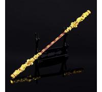 Monkey Kings Staff, Black Myth: Sun Wukong Game Weapons Golden Cudgel, Copper Cloud Rod Alloy And Weapons Furnishings, Pilgrimage To The West-Eripheral Game Model, All-metal Craft Ornaments Model