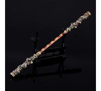 Monkey Kings Staff, Black Myth: Sun Wukong Game Weapons Golden Cudgel, Copper Cloud Rod Alloy And Weapons Furnishings, Pilgrimage To The West-Eripheral Game Model, All-metal Craft Ornaments Model