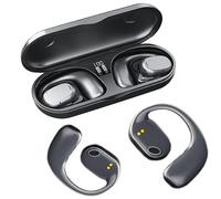 Monkey Ladder PRENDELUZ Black Wireless Bluetooth Earbuds with Ear Hook 6 Hours Playtime