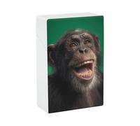 Monkey Laughing Chimpanzee Funny Cigarette Cases Fashion Plastic 20 Pcs Cigarettes Box Holder
