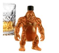 Monkey Liquor Decanters - 20x14x5cm Hand Carved Glass Aerator Holder | 350ml Transparent Decanter Bottle for Men Father Dad Birthday Retirement Christmas Home Indoor Drinking Wine Vodka