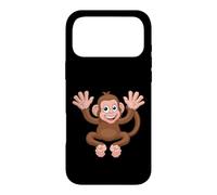 Monkey Lover Men Women Girls Boys Silhouette Graphic Gift Case for iPhone 17 Pro Max