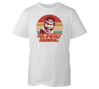 Monkey Magic T-Shirt - Mens Fantasy TV Show Martial Arts 70s 80s Retro Tee (White, 2XL)