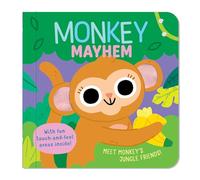 Monkey Mayhem | Touch & Feel Board Book | Interactive Textured Jungle Book for Babies & Toddlers