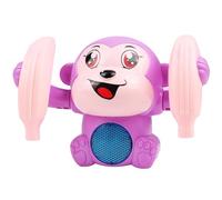 Monkey Musical Toy - Early Eon Roll Monkey Toy, Lits And Music, Early Electric, And Head Musical Ape Plaything | Voice Control Harmonic Toys Talking & Rolling 360°