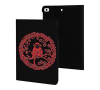 Monkey Paper-cut for Window Decoration Compatible with iPad Protective Case