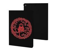 Monkey Paper-cut for Window Decoration Compatible with iPad Protective Case