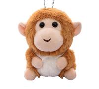 Monkey Plush Keychain | Cartoon Doll Pendant Portable - Monkey Toy Dolls Keychain Charm | for Backpacks, Purses, Phone Cases, Families, Friends, Children, Boys, Girls, Colleagues