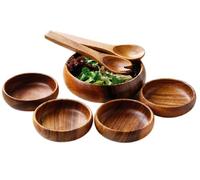 Monkey Pod 7pc Salad Set